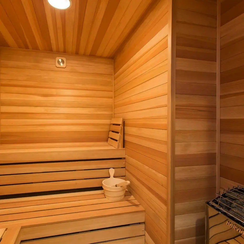Custom Indoor Sauna Room - Multiple Sizes Available - Finnish Sauna Builders