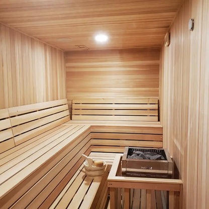 Custom Indoor Sauna Room - Multiple Sizes Available - Finnish Sauna Builders