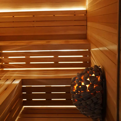 Custom Indoor Sauna Room - Multiple Sizes Available - Finnish Sauna Builders