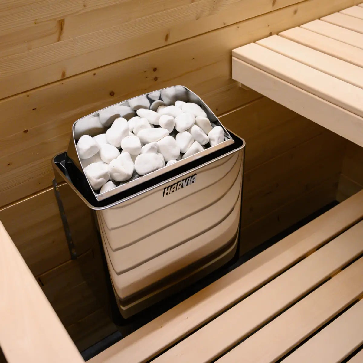 Harvia KIP45W Stainless Steel 4.5KW Sauna Heater - Finnish Sauna Builders