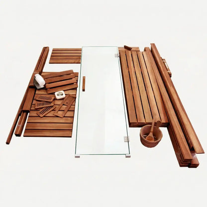 Custom Indoor Sauna Room - Multiple Sizes Available - Finnish Sauna Builders